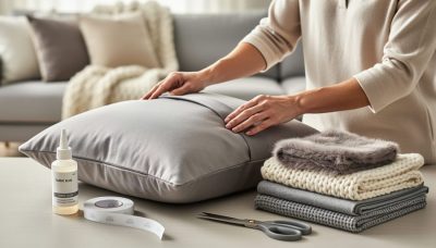 How to Make DIY Throw Pillow Covers No Sew (5 Easy Methods)